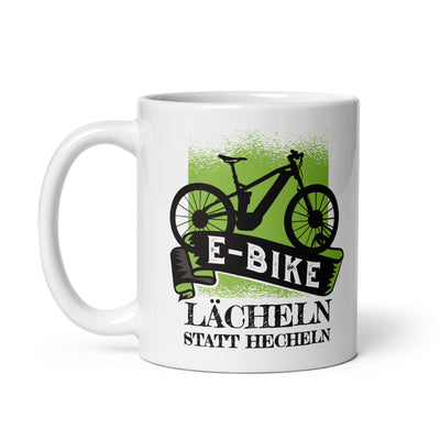 E-Bike - Lächeln Statt Hecheln - Tasse e-bike 11oz