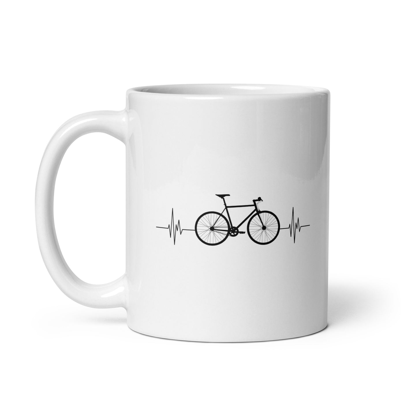 Fahrrad Herzschlag - Tasse fahrrad mountainbike 11oz