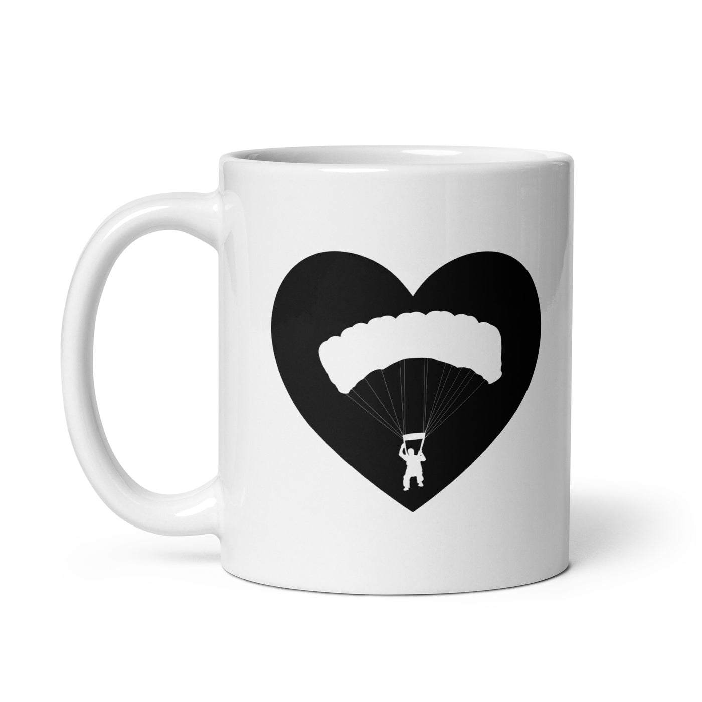 Heart 1 And Paragliding - Tasse berge 11oz