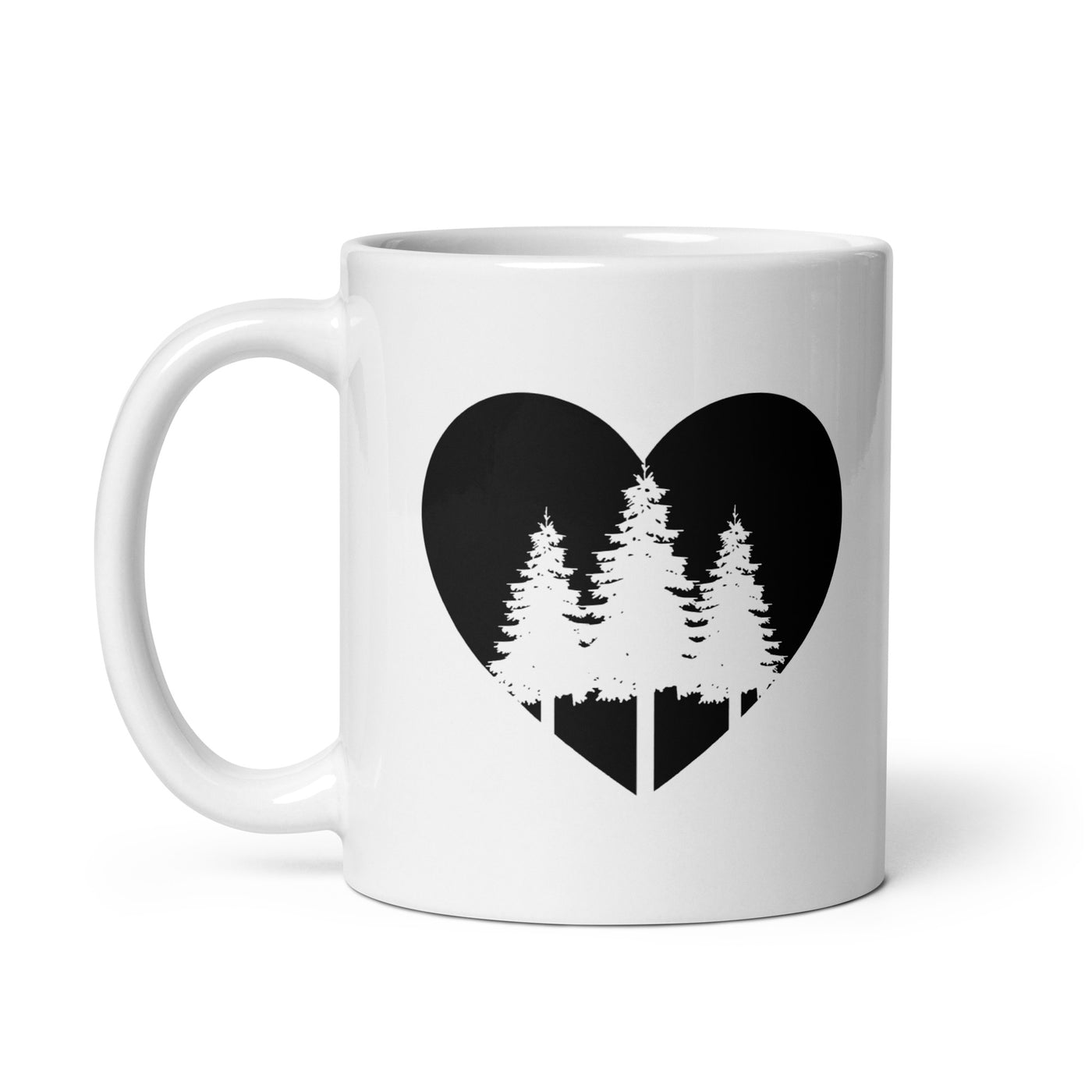 Heart 1 And Trees - Tasse camping 11oz