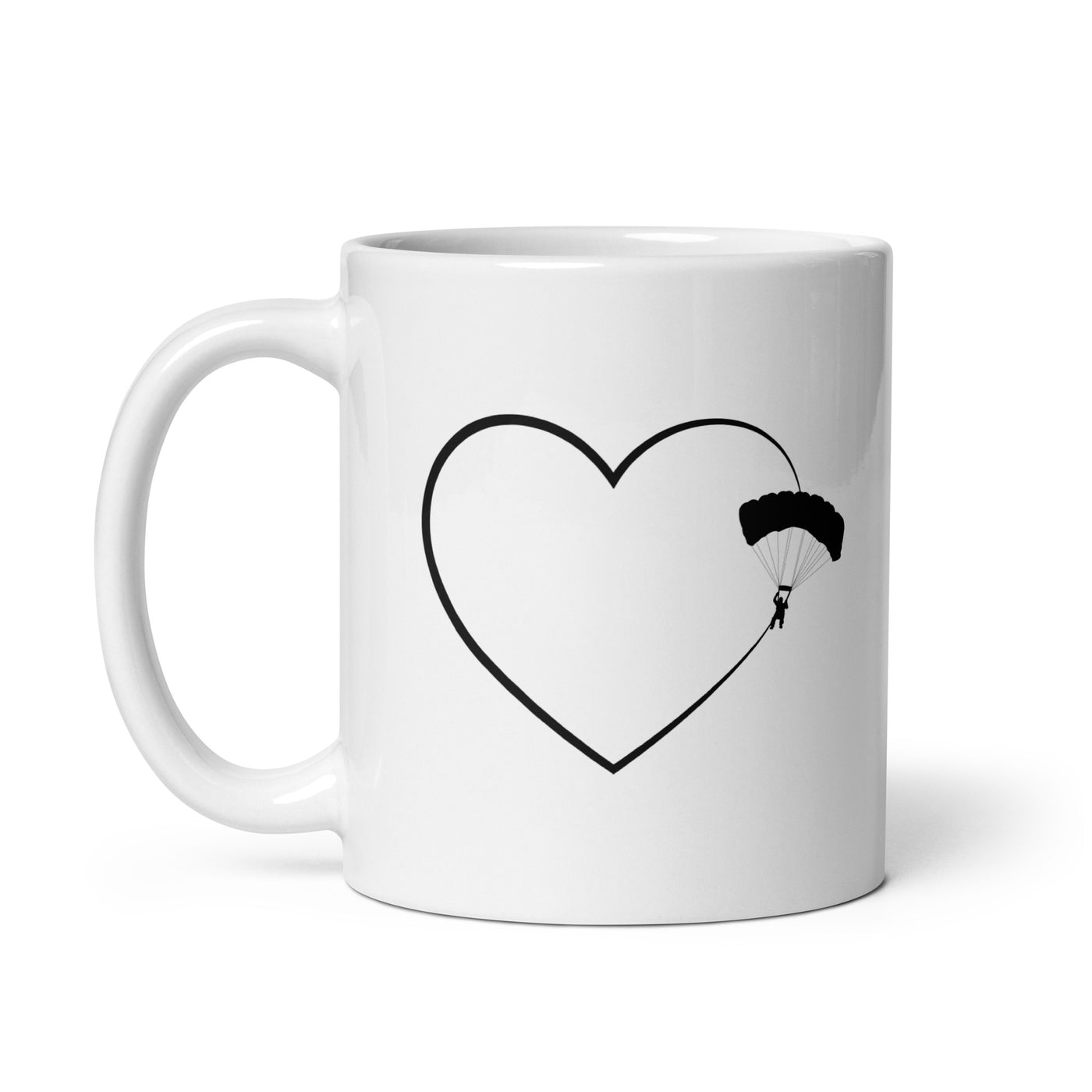 Heart 2 And Paragliding - Tasse berge 11oz