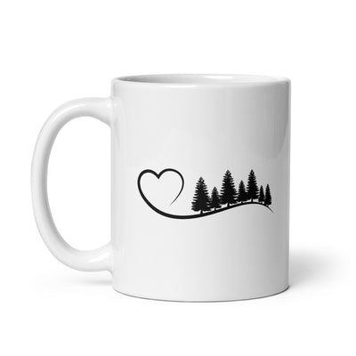 Heart And Tree - Tasse camping 11oz
