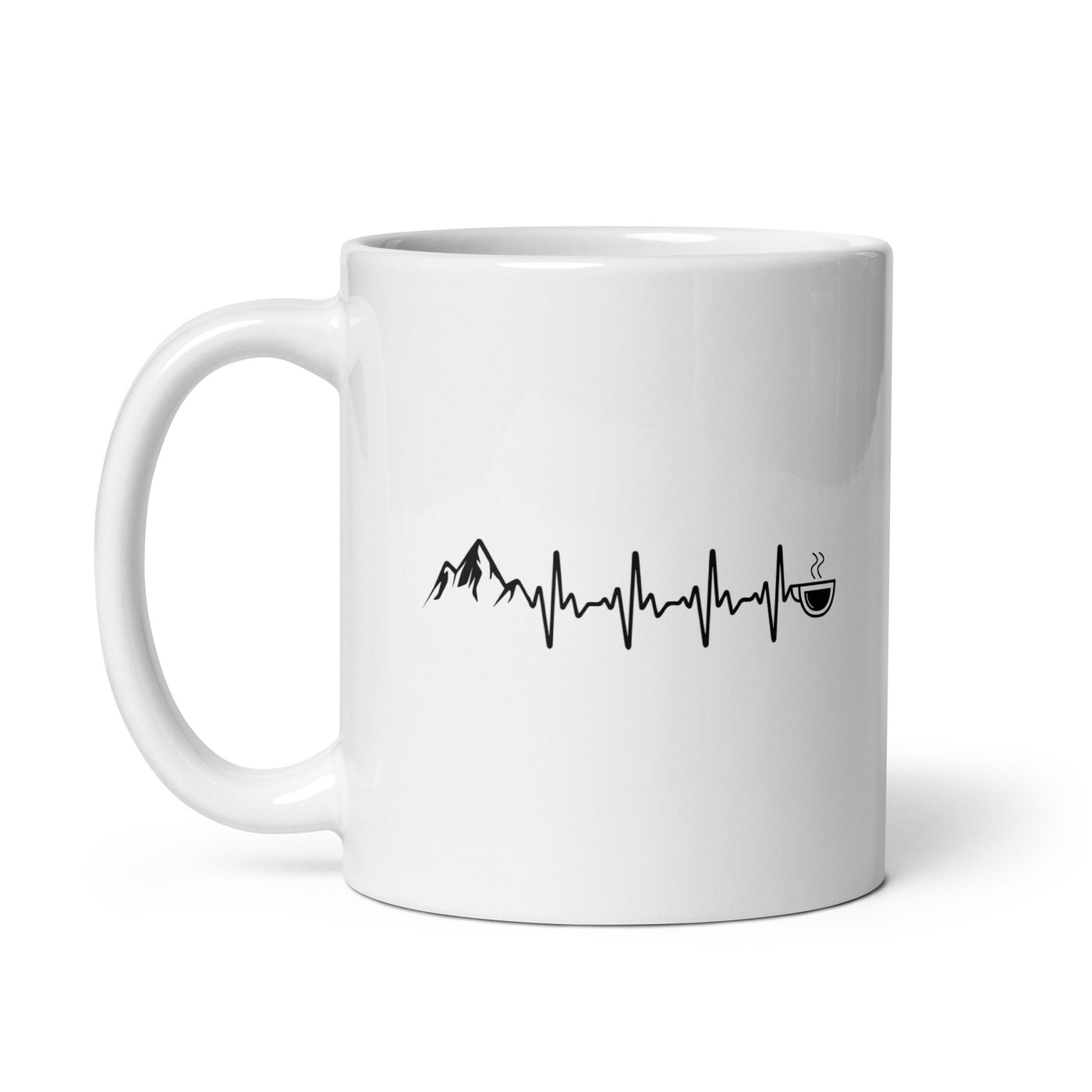 Heartbeat Coffee And Mountain - Tasse berge 11oz