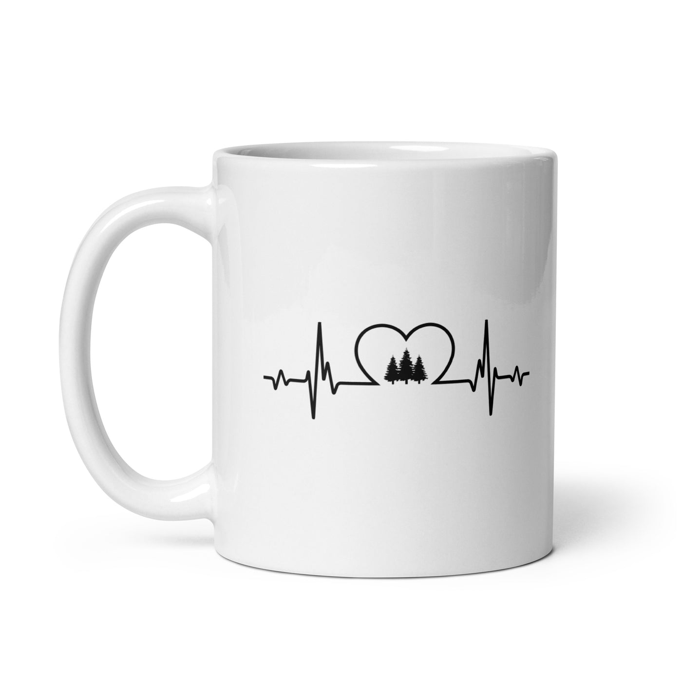 Heartbeat Heart And Tree - Tasse camping 11oz