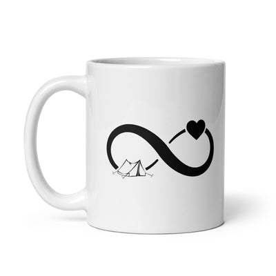 Infinity Heart And Camping 1 - Tasse camping 11oz