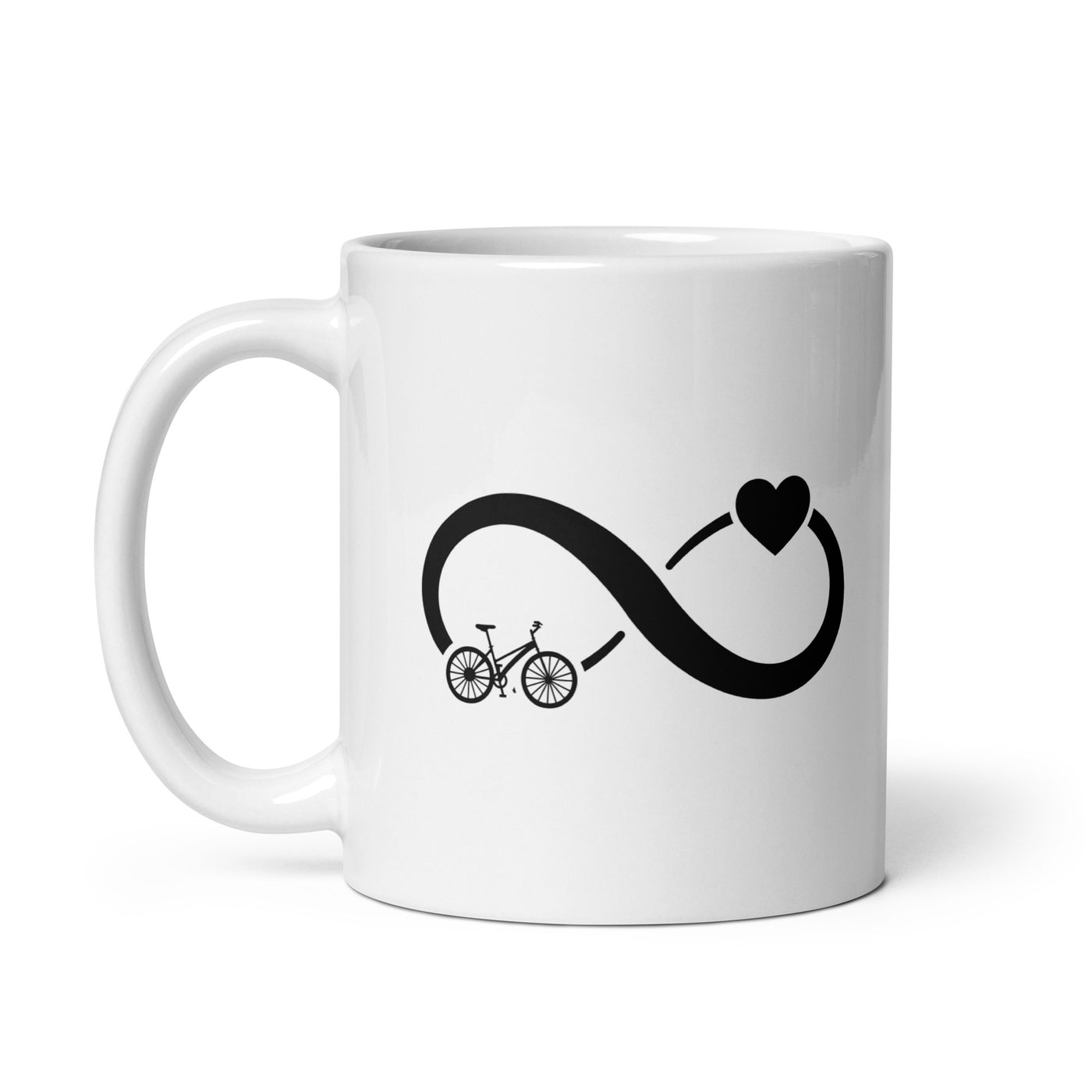 Infinity Heart And Cycling - Tasse fahrrad 11oz