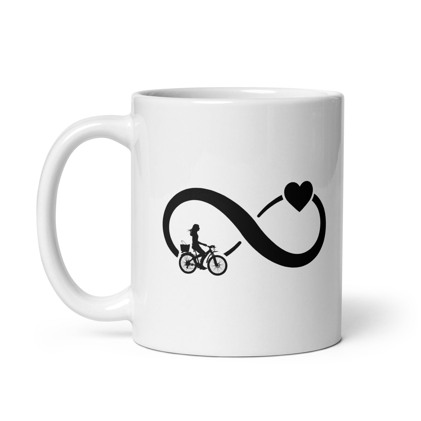 Infinity Heart And Cycling 2 - Tasse fahrrad 11oz