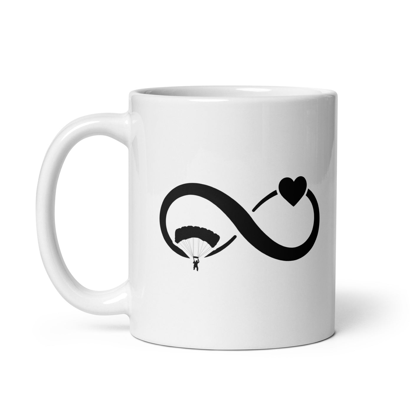 Infinity Heart And Paragliding - Tasse berge 11oz