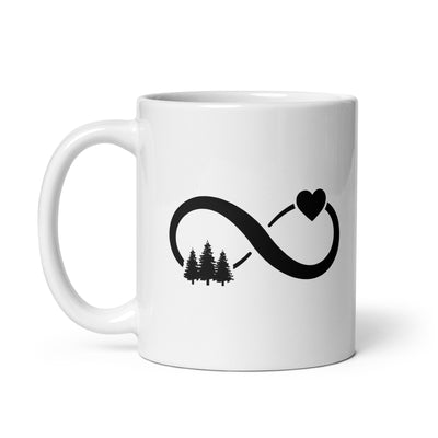 Infinity Heart And Trees - Tasse camping 11oz