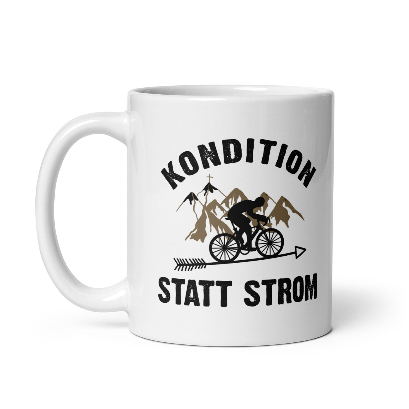 Kondition Statt Strom - Tasse fahrrad mountainbike 11oz