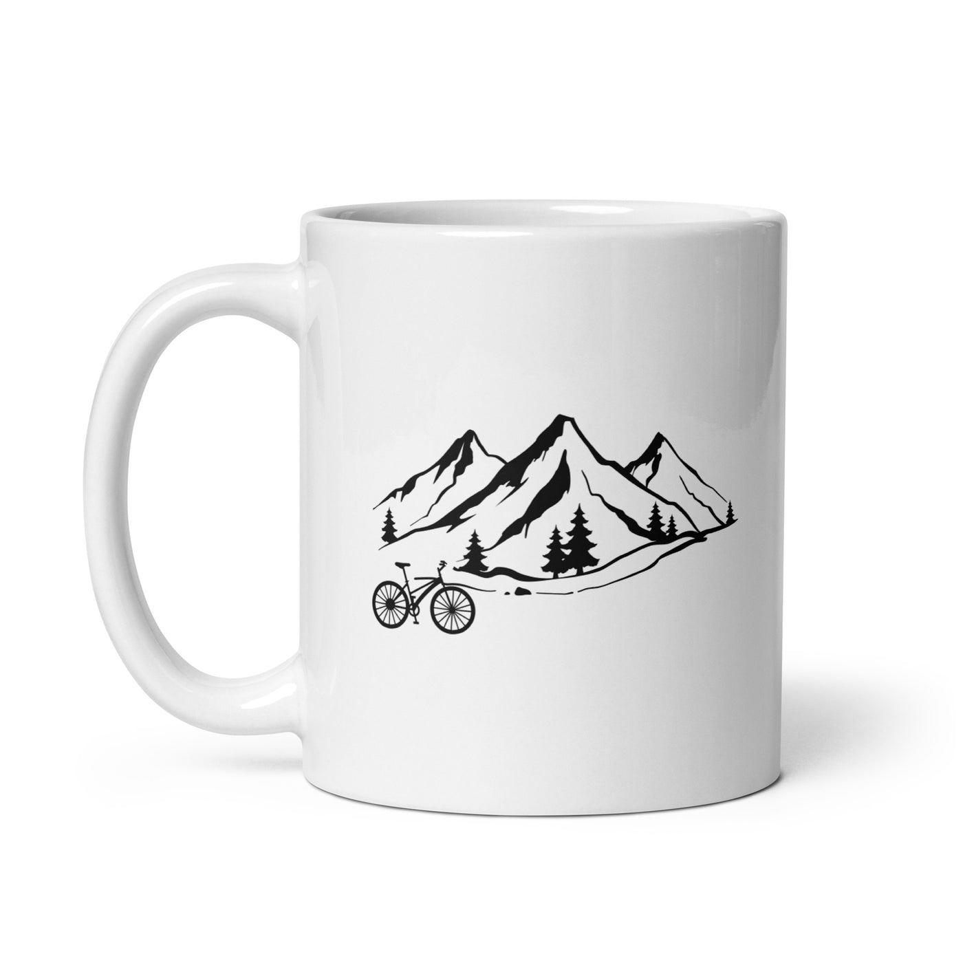 Mountain 1 And Bicycle - Tasse fahrrad 11oz