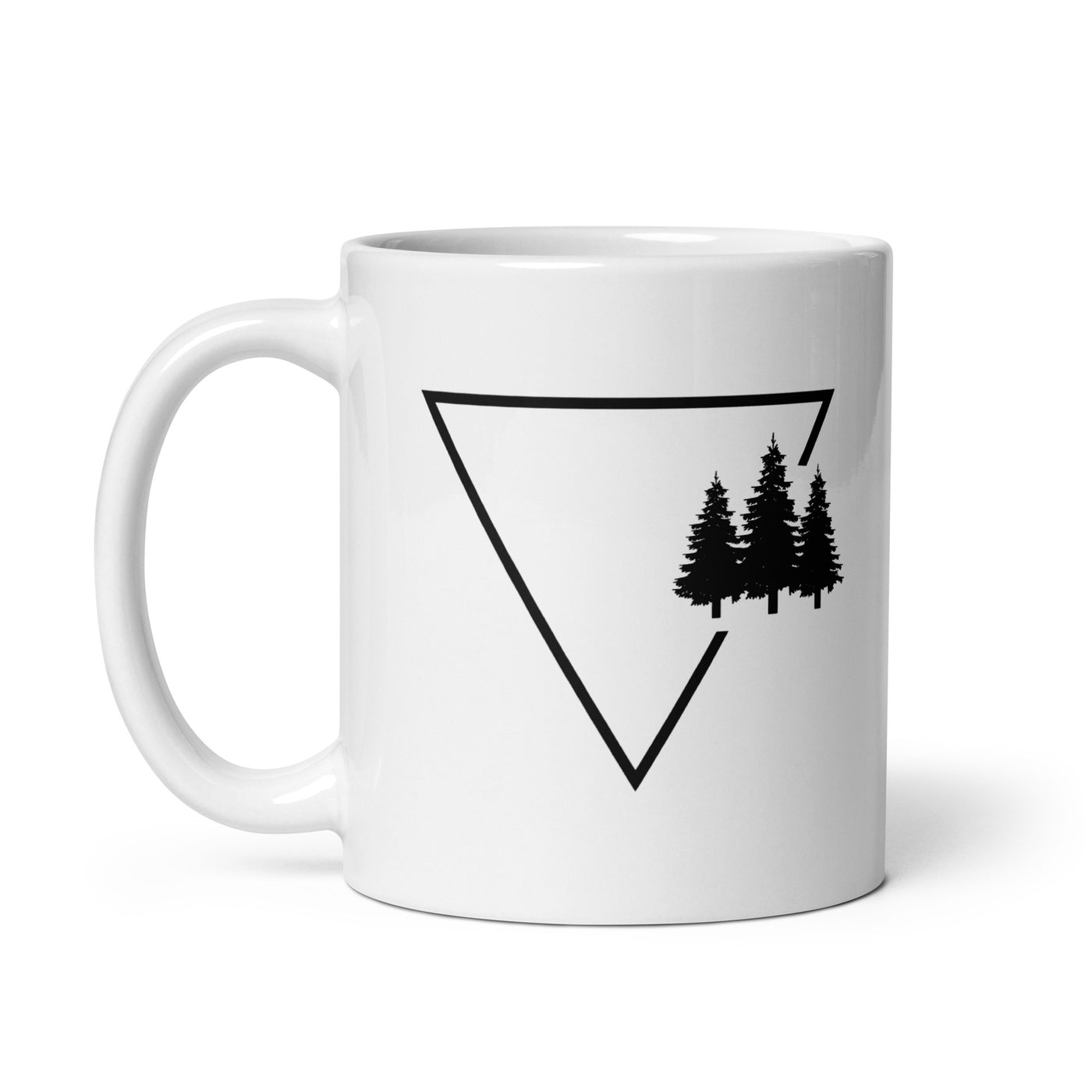 Triangle 1 And Trees - Tasse camping 11oz
