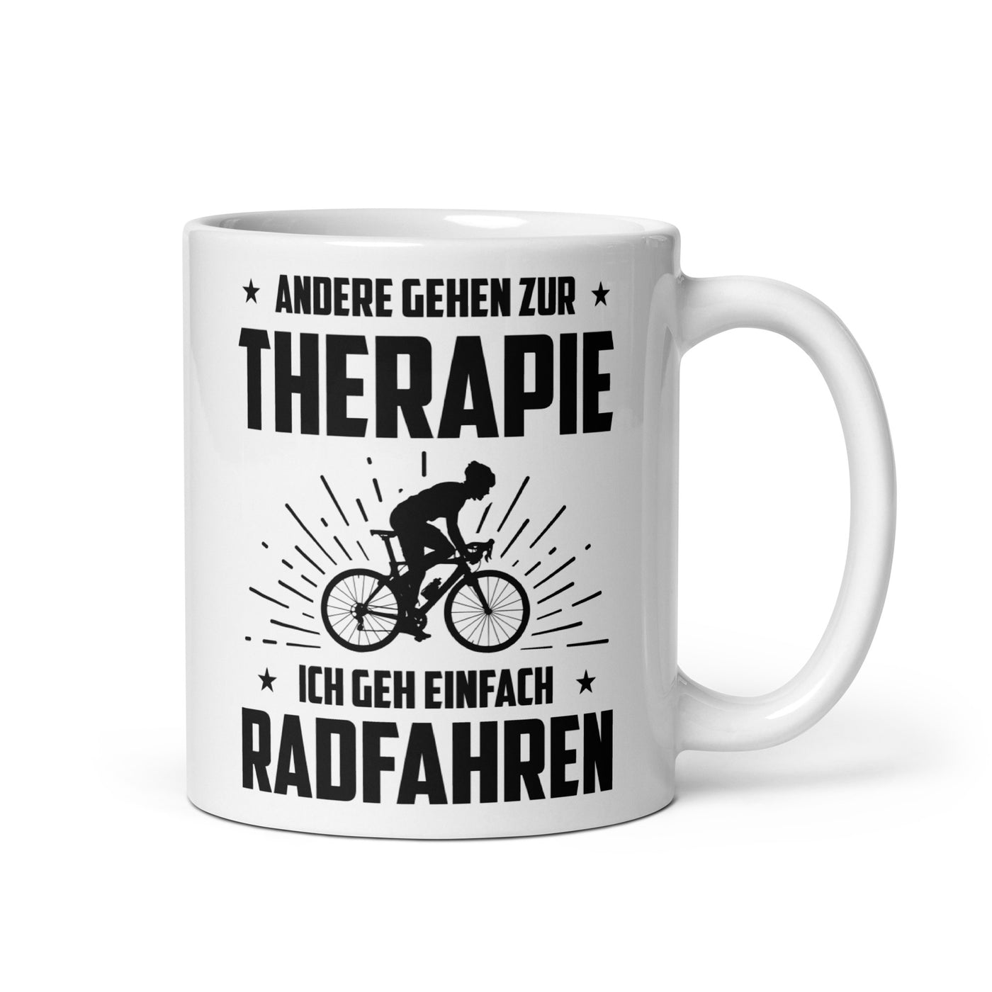 Andere Gehen Zur Therapie Ich Gen Einfach Radfahren - Tasse fahrrad