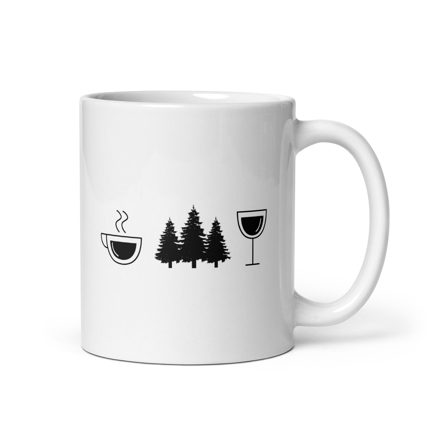 Coffee Wine And Trees - Tasse camping