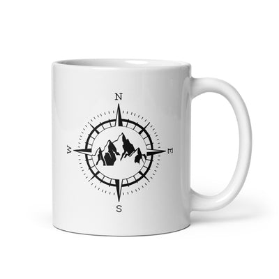 Compass And Mountain - Tasse berge