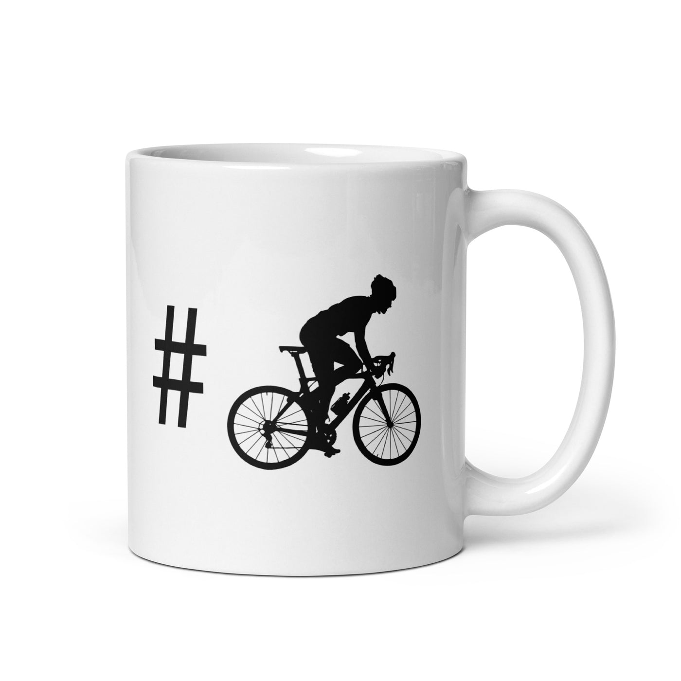 Hashtag - Man Cycling - Tasse fahrrad