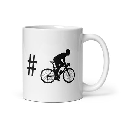 Hashtag - Man Cycling - Tasse fahrrad