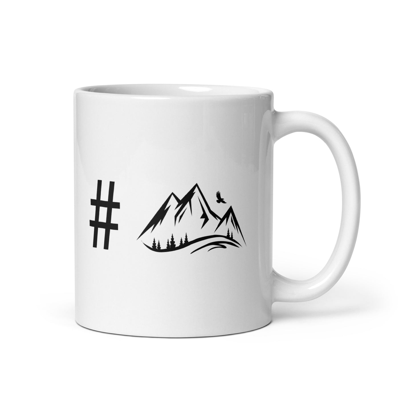 Hashtag - Mountain - Tasse berge