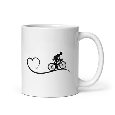 Heart 1 And Cycling - Tasse fahrrad