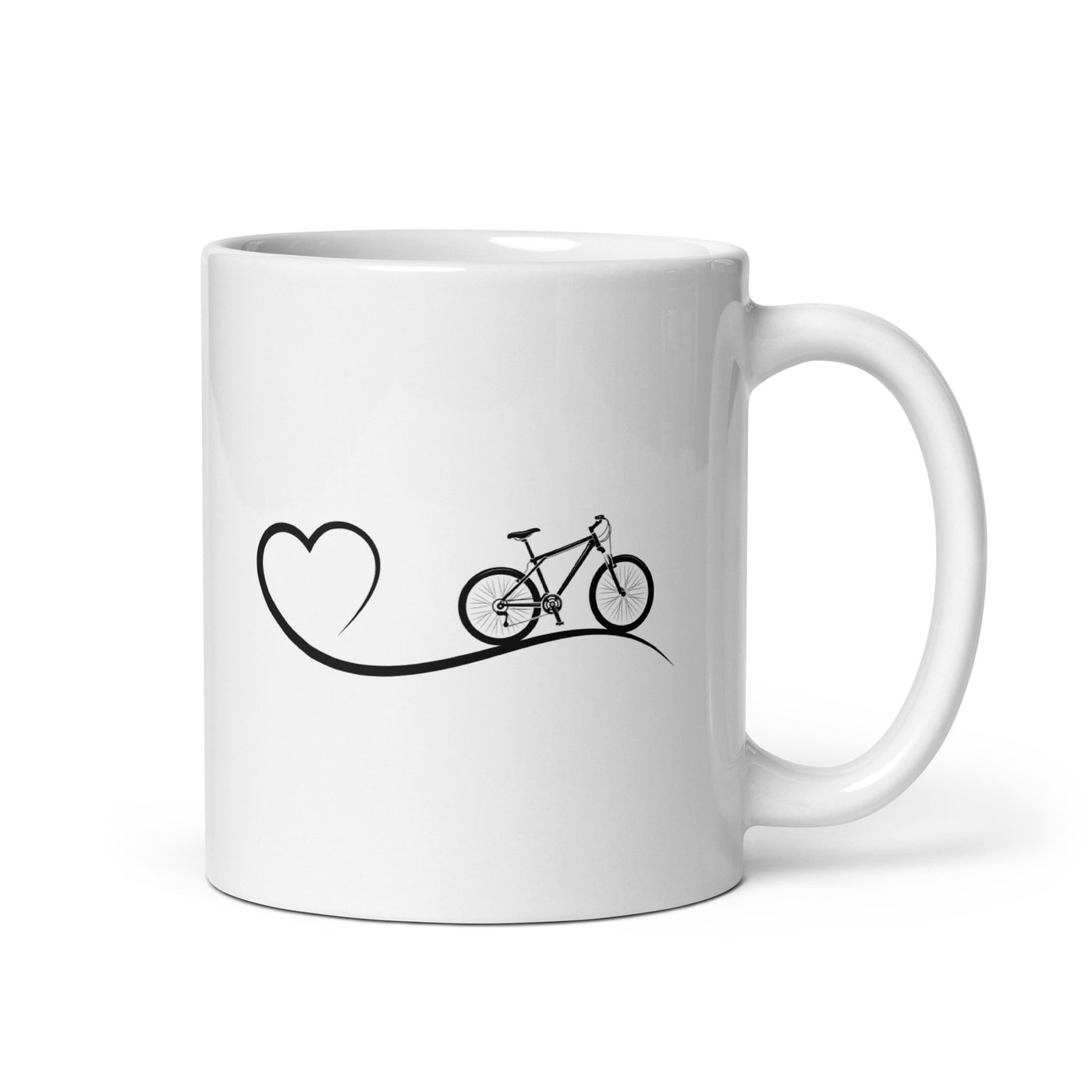 Heart 2 And Cycling - Tasse fahrrad