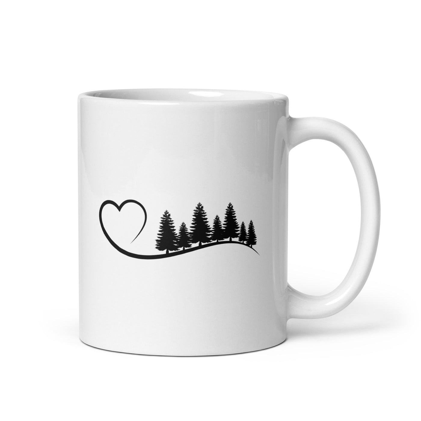 Heart And Tree - Tasse camping