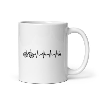 Heartbeat Coffee And Bicycle - Tasse fahrrad