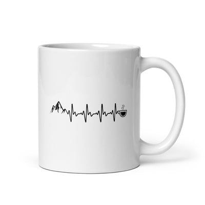Heartbeat Coffee And Mountain - Tasse berge