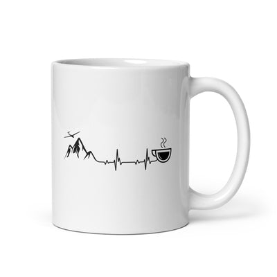 Heartbeat Coffee And Sailplane - Tasse berge