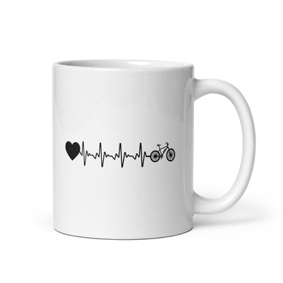 Heartbeat Heart And Ebike - Tasse e-bike
