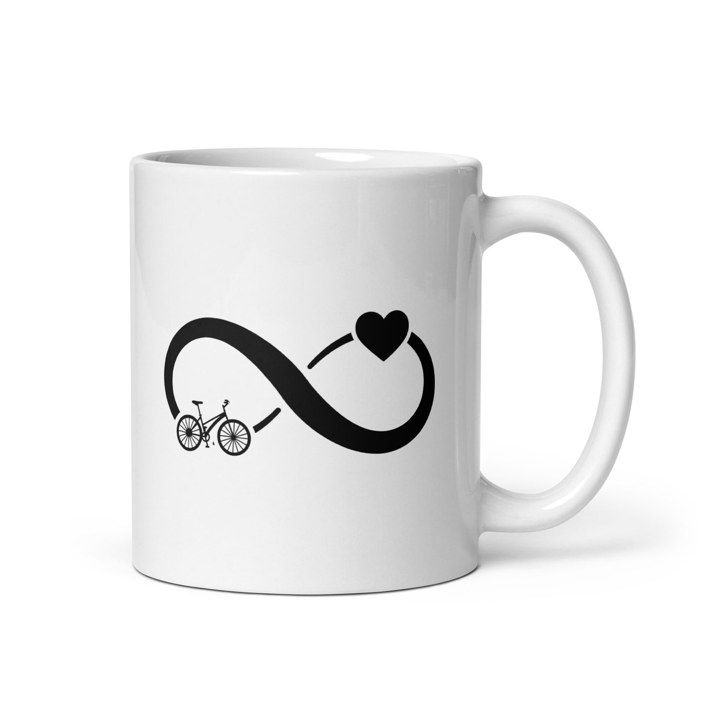 Infinity Heart And Cycling - Tasse fahrrad