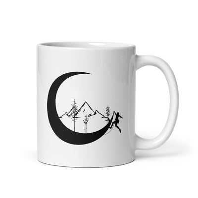 Moon - Mountain - Climbing - Tasse klettern