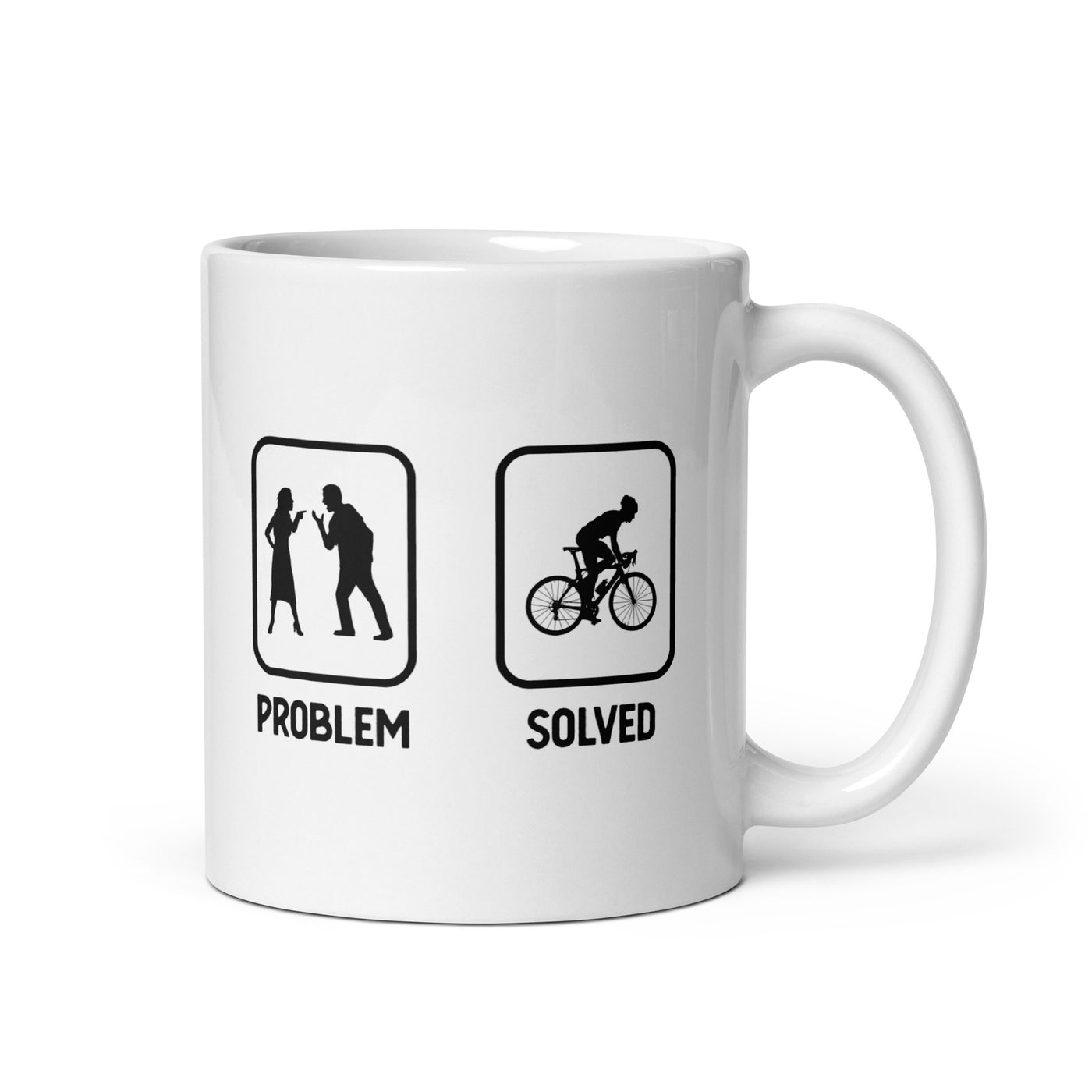 Problem Solved - Guy Cycling - Tasse fahrrad