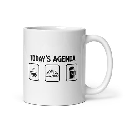 Today'S Agenda - Beer - Mountain - Tasse berge