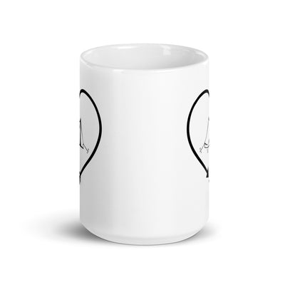 Arrow In Heartshape And Camping 1 - Tasse camping