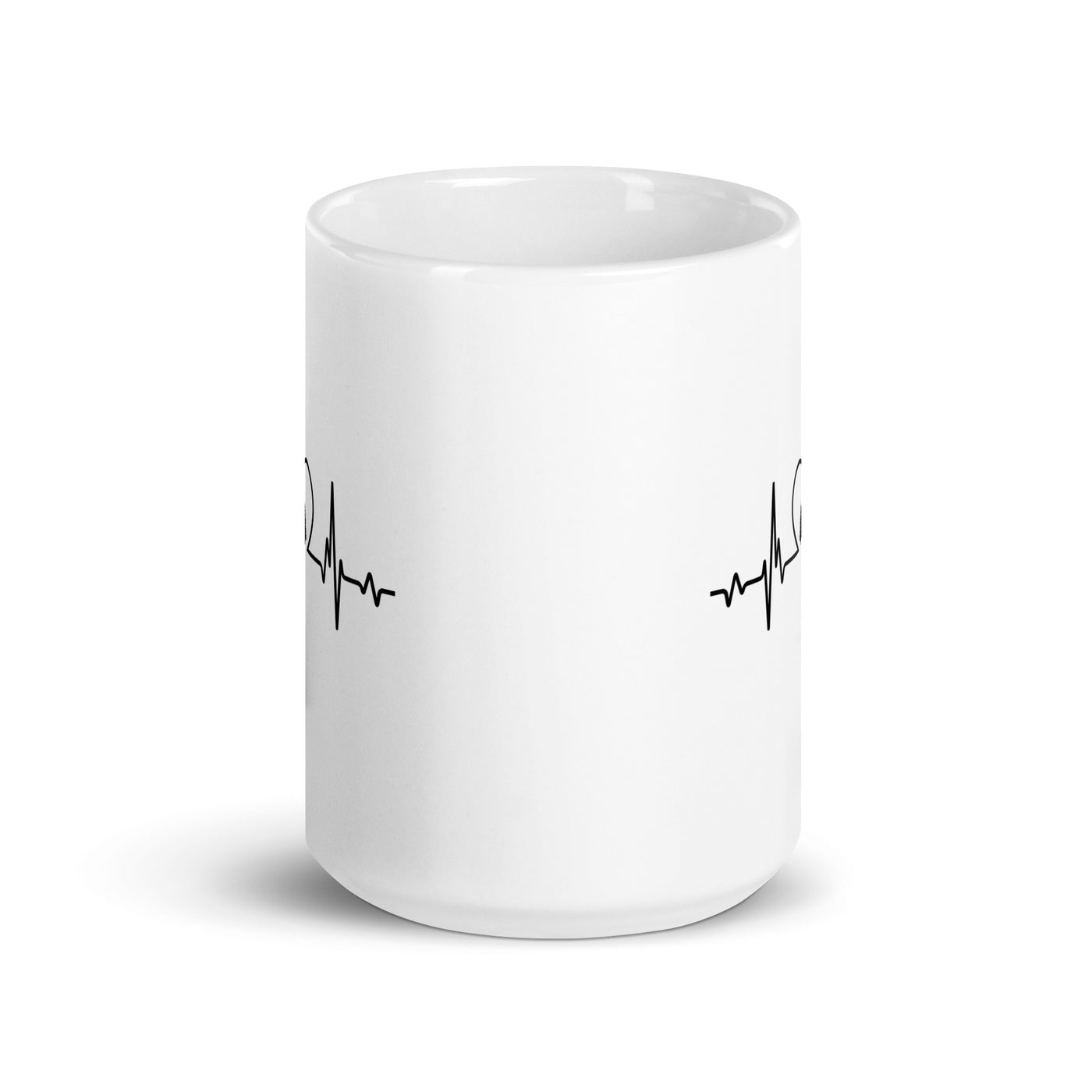 Heartbeat Heart And Tree - Tasse camping