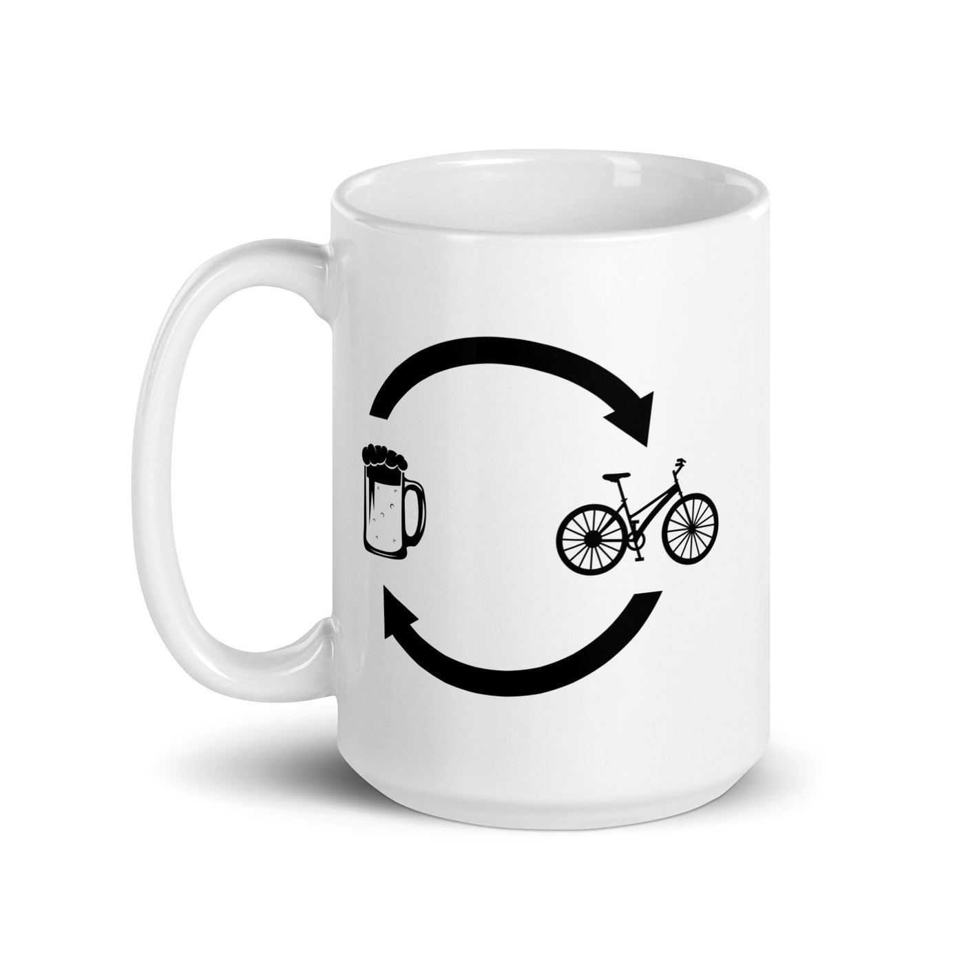Beer Loading Arrows And Cycling - Tasse fahrrad