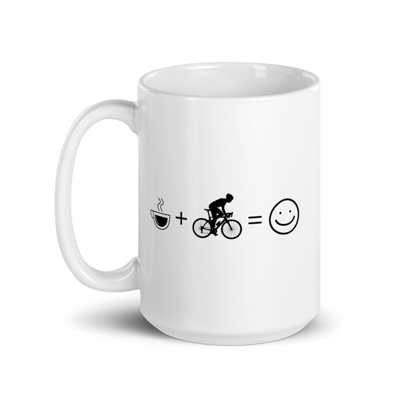 Coffee Smile Face And Cycling 1 - Tasse fahrrad