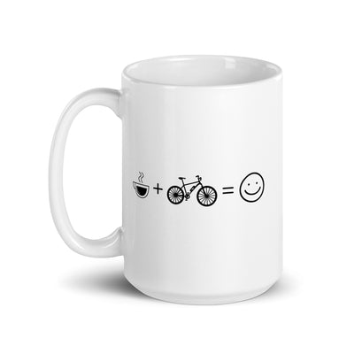 Coffee Smile Face And E-Bike - Tasse e-bike