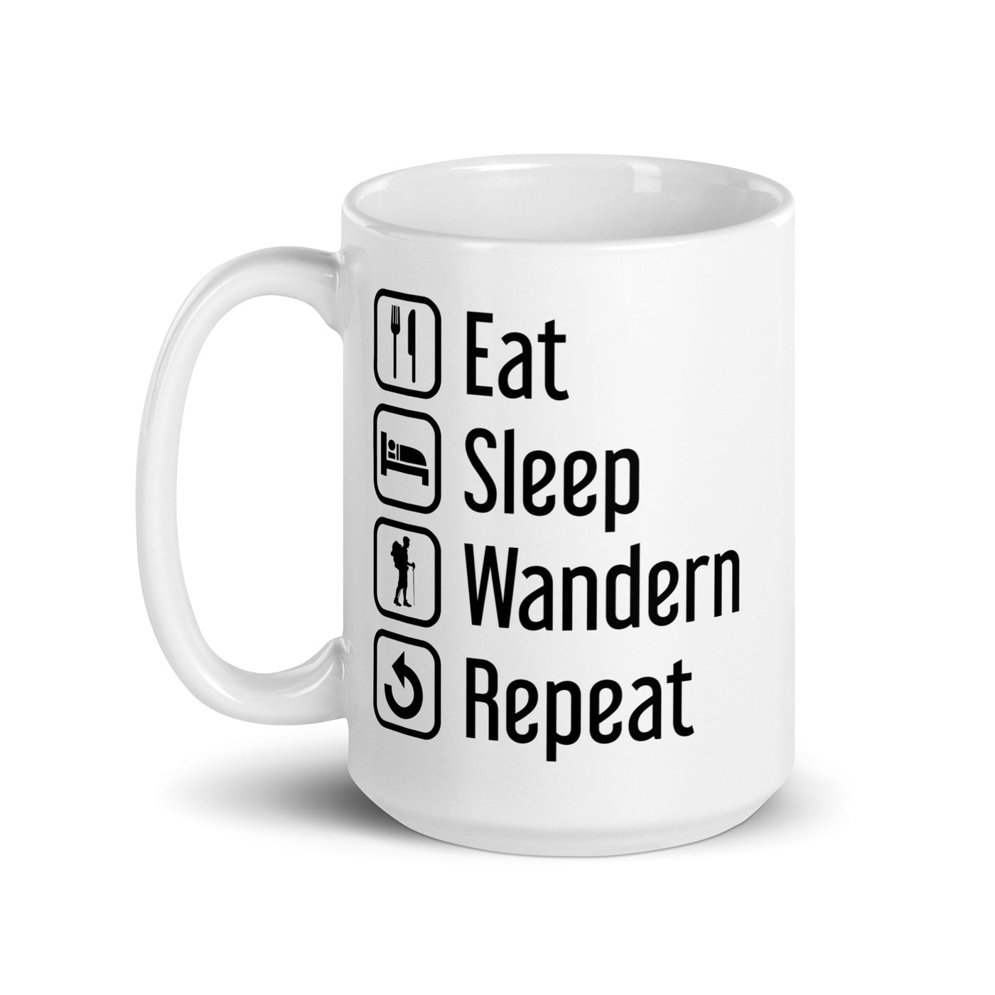 Eat Sleep Wandern Repeat - Tasse wandern