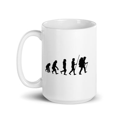 Evolution Wandermensch - Tasse wandern