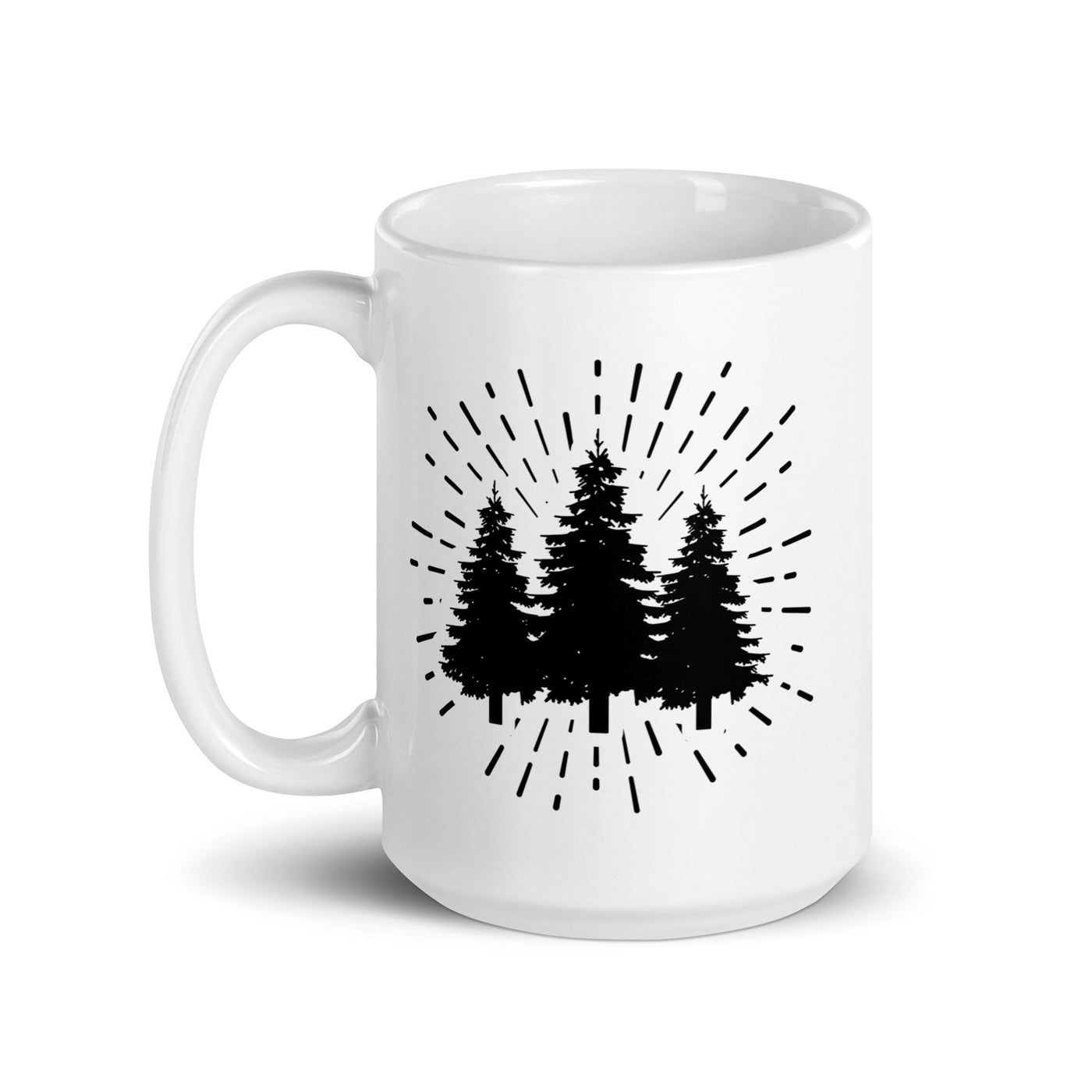 Firework And Tree - Tasse camping