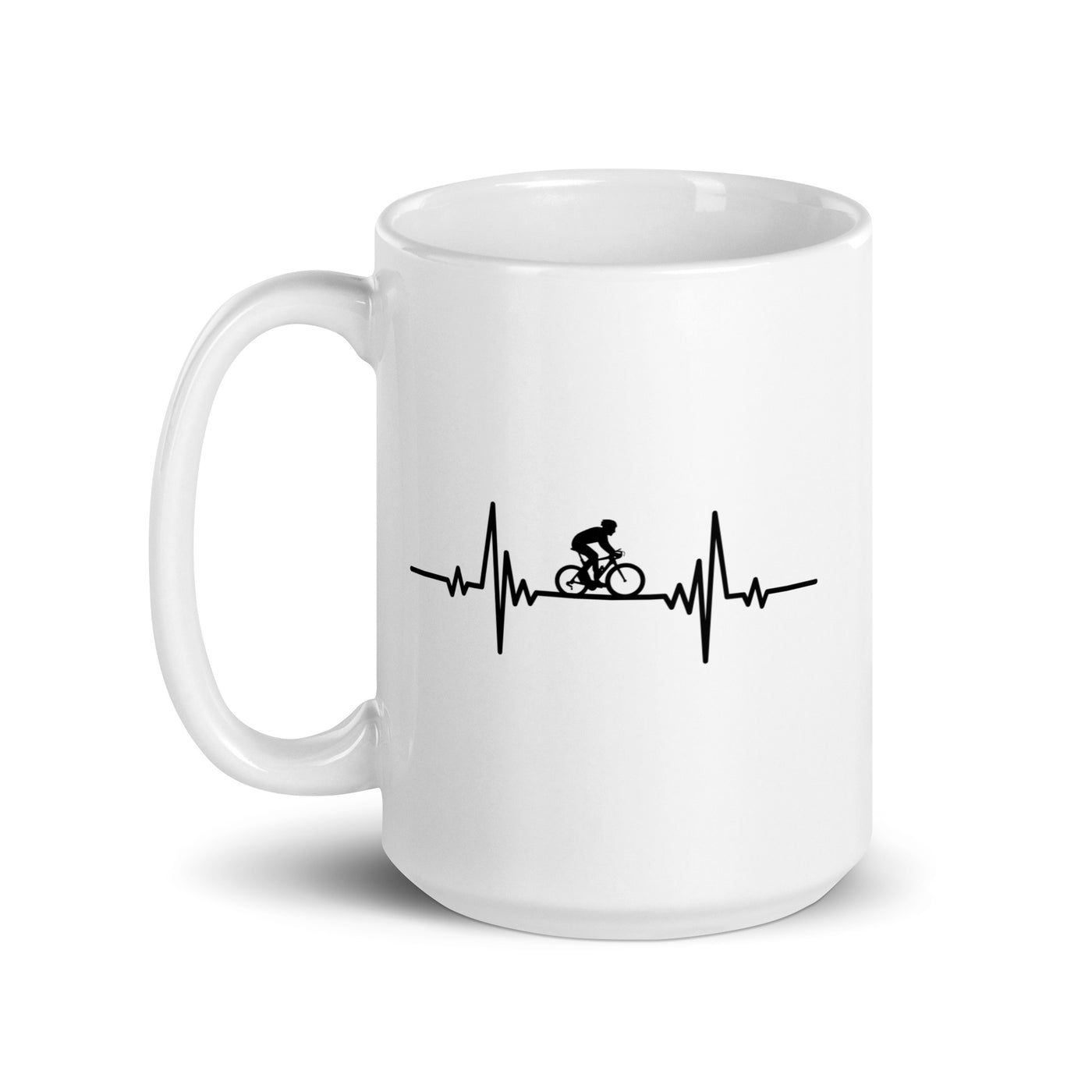 Heartbeat Bicyclist - Tasse fahrrad
