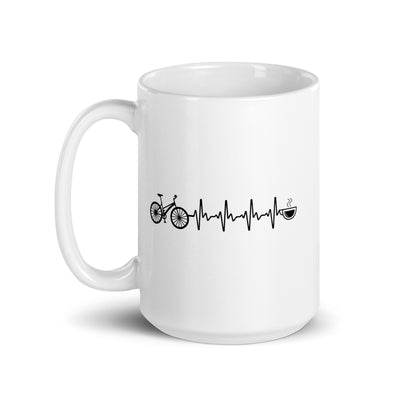 Heartbeat Coffee And Bicycle - Tasse fahrrad