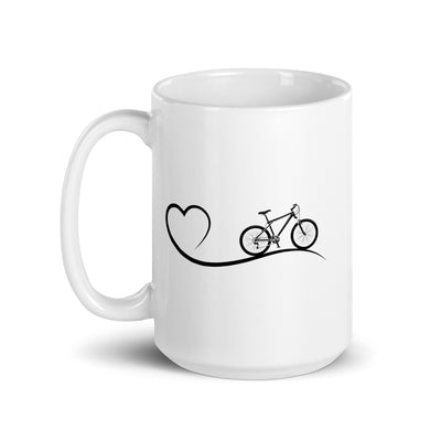 Herz Und Fahrrad - Tasse fahrrad