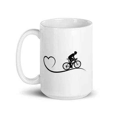 Herz Und Radfahrer - Tasse fahrrad