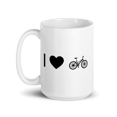 I Heart And Cycling - Tasse fahrrad