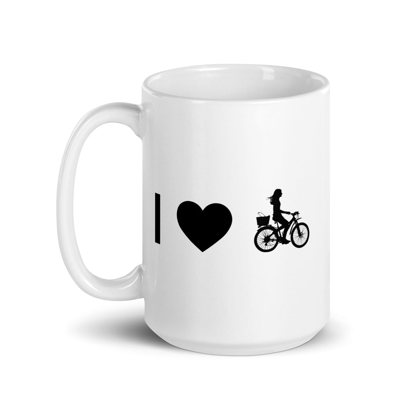 I Heart And Female Cycling - Tasse fahrrad