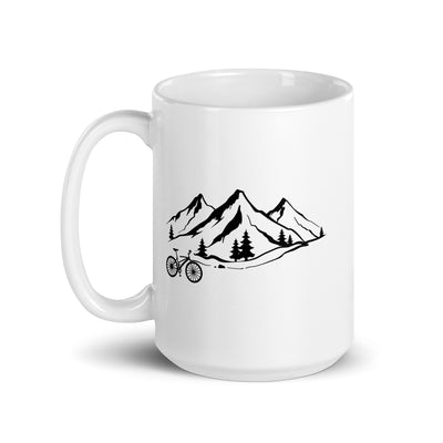 Mountain 1 And Bicycle - Tasse fahrrad