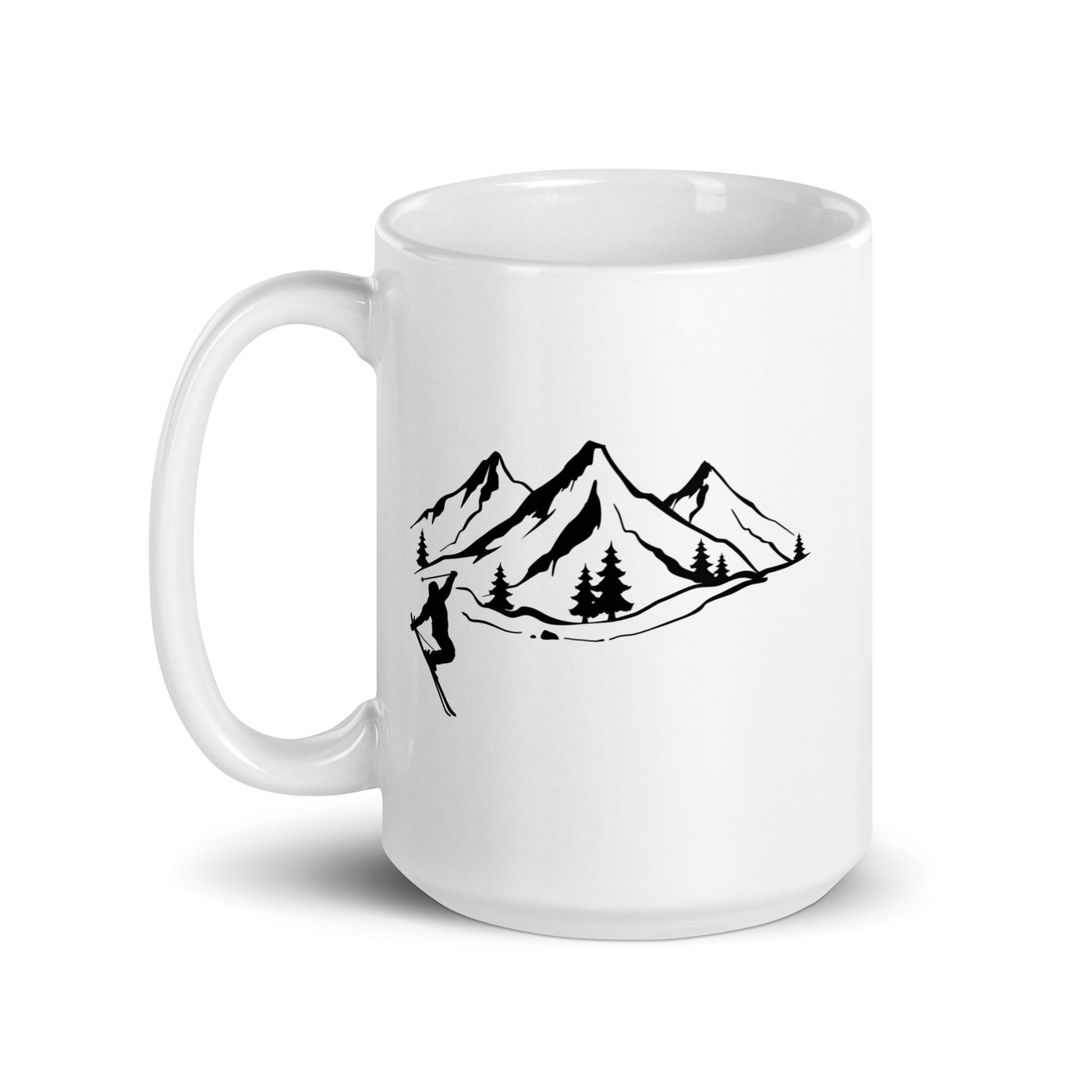 Mountain 1 And Skiing - Tasse ski