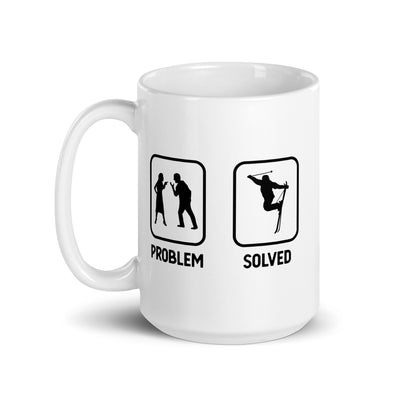 Problem Solved - Guy Skiing - Tasse ski